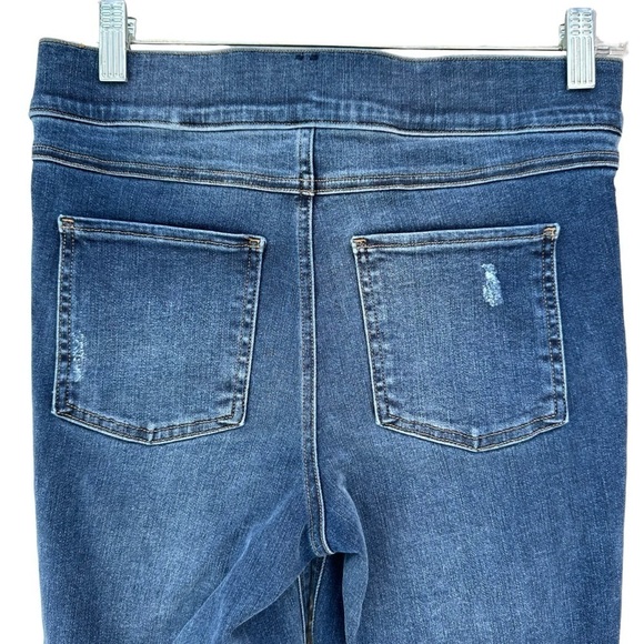 Spanx Distressed Denim Skinny Jean Leggings, Medium - Picture 8 of 9